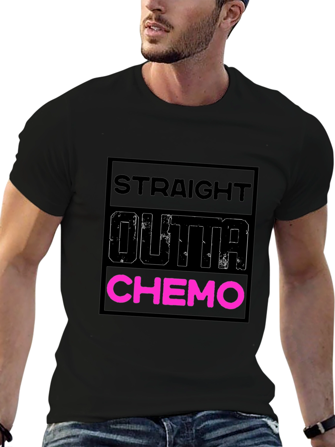 Straight Outta Chemo T-Shirt - Bold & Funny Tee