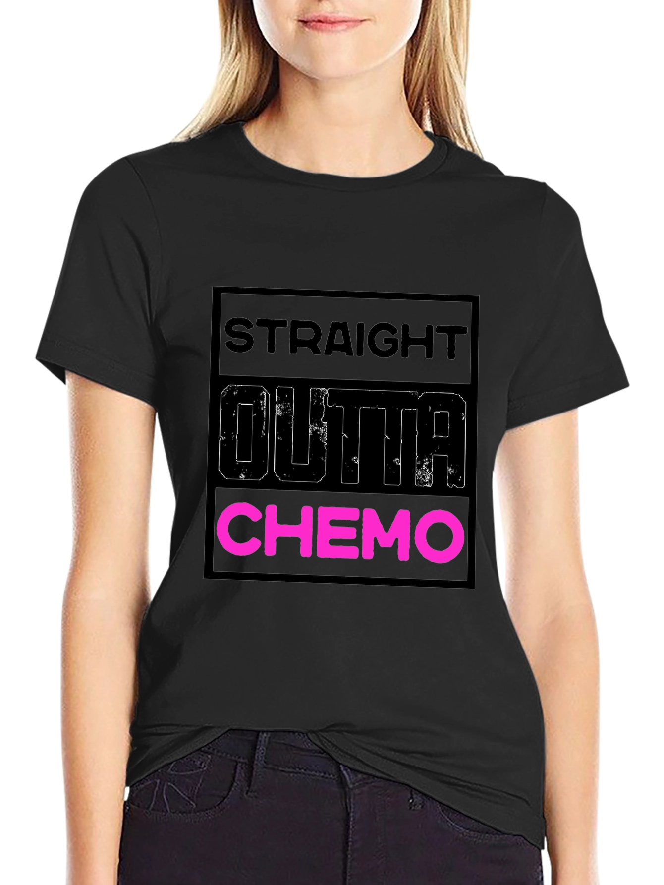 Straight Outta Chemo T-Shirt - Bold & Funny Tee