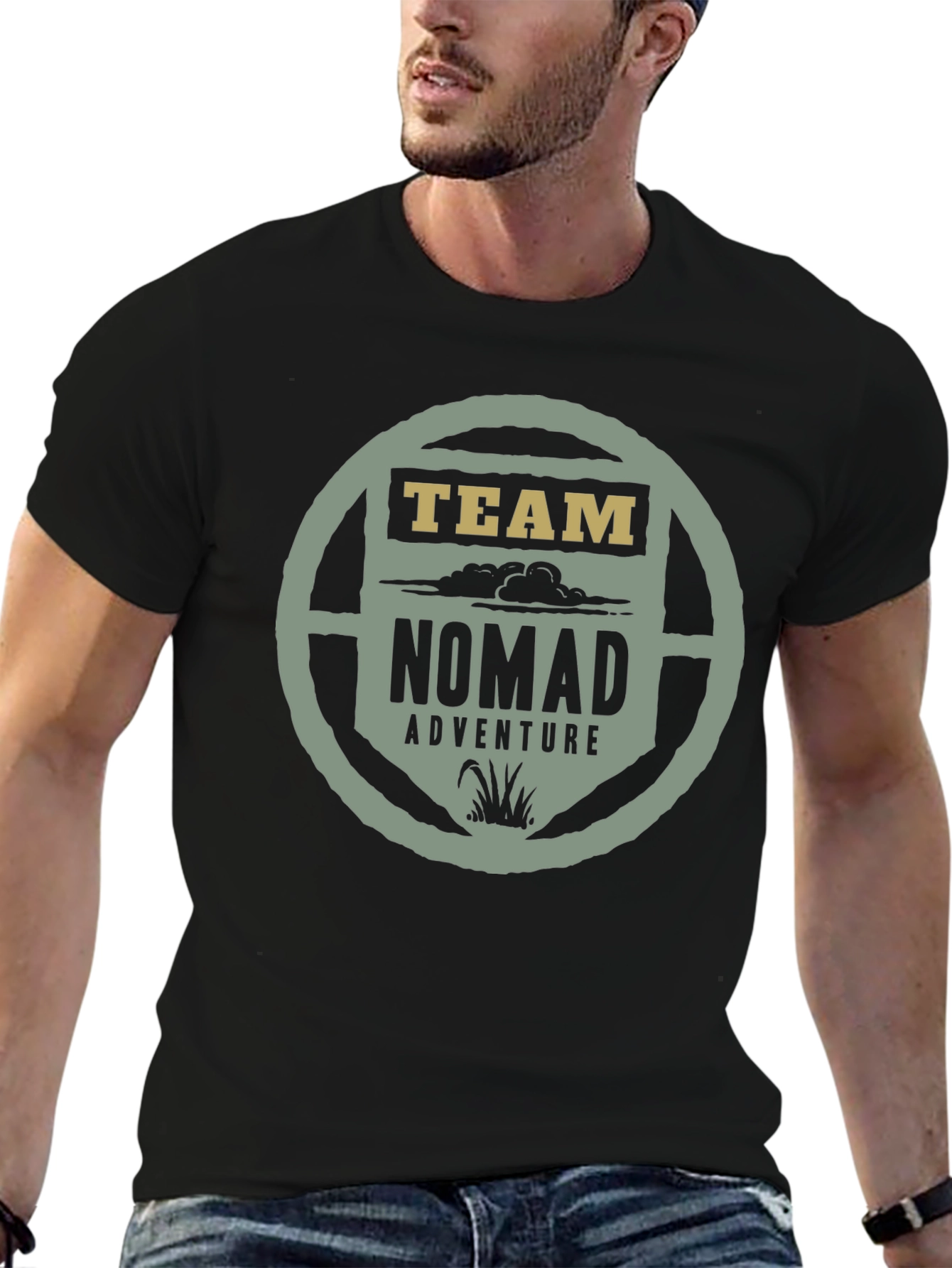 Team Nomad Adventure Graphic Tee - Black