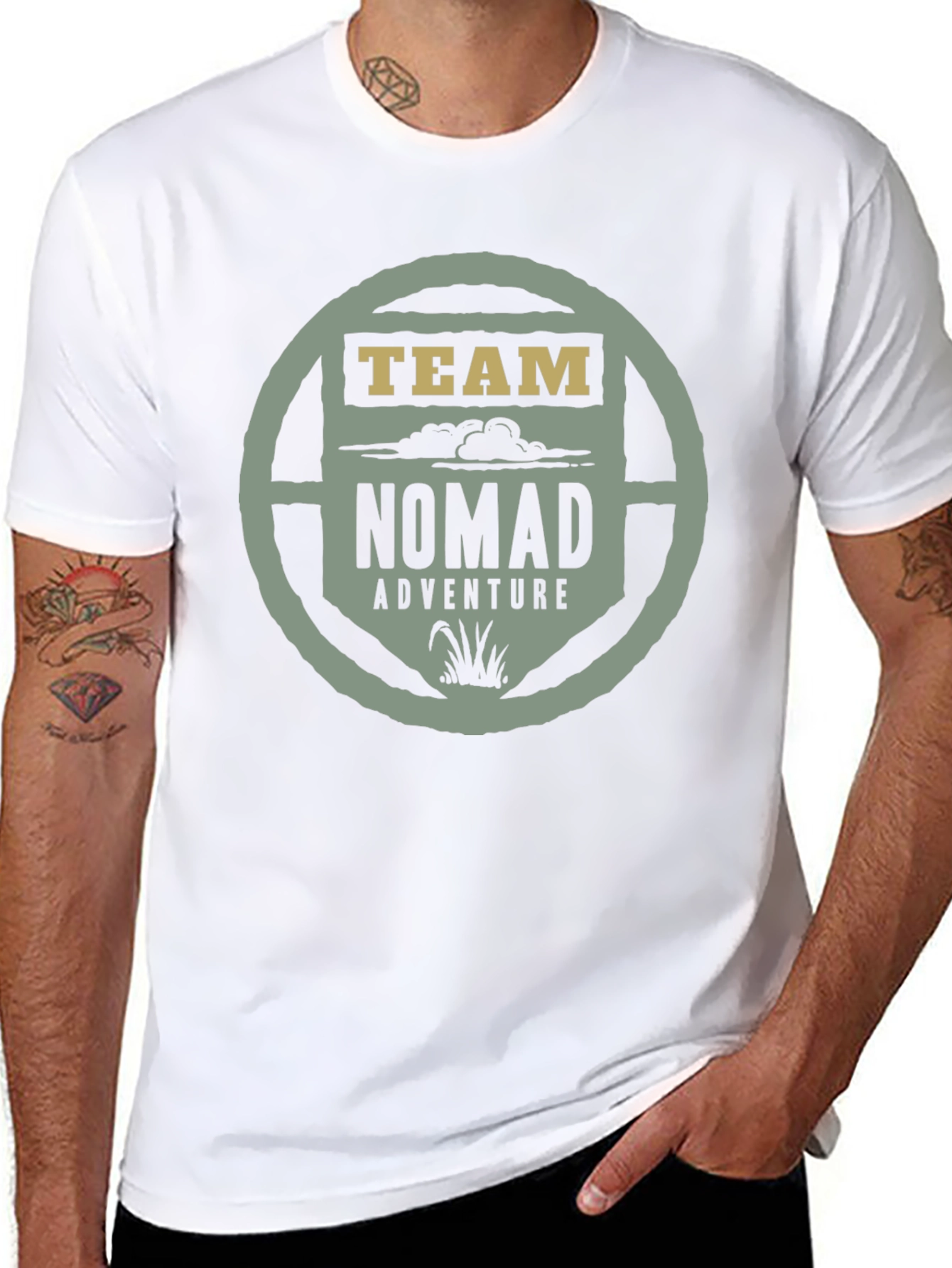 Team Nomad Adventure Graphic Tee - Black