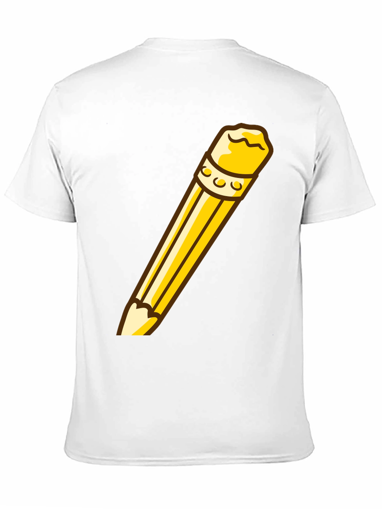 Pencil Graphic Black T-Shirt
