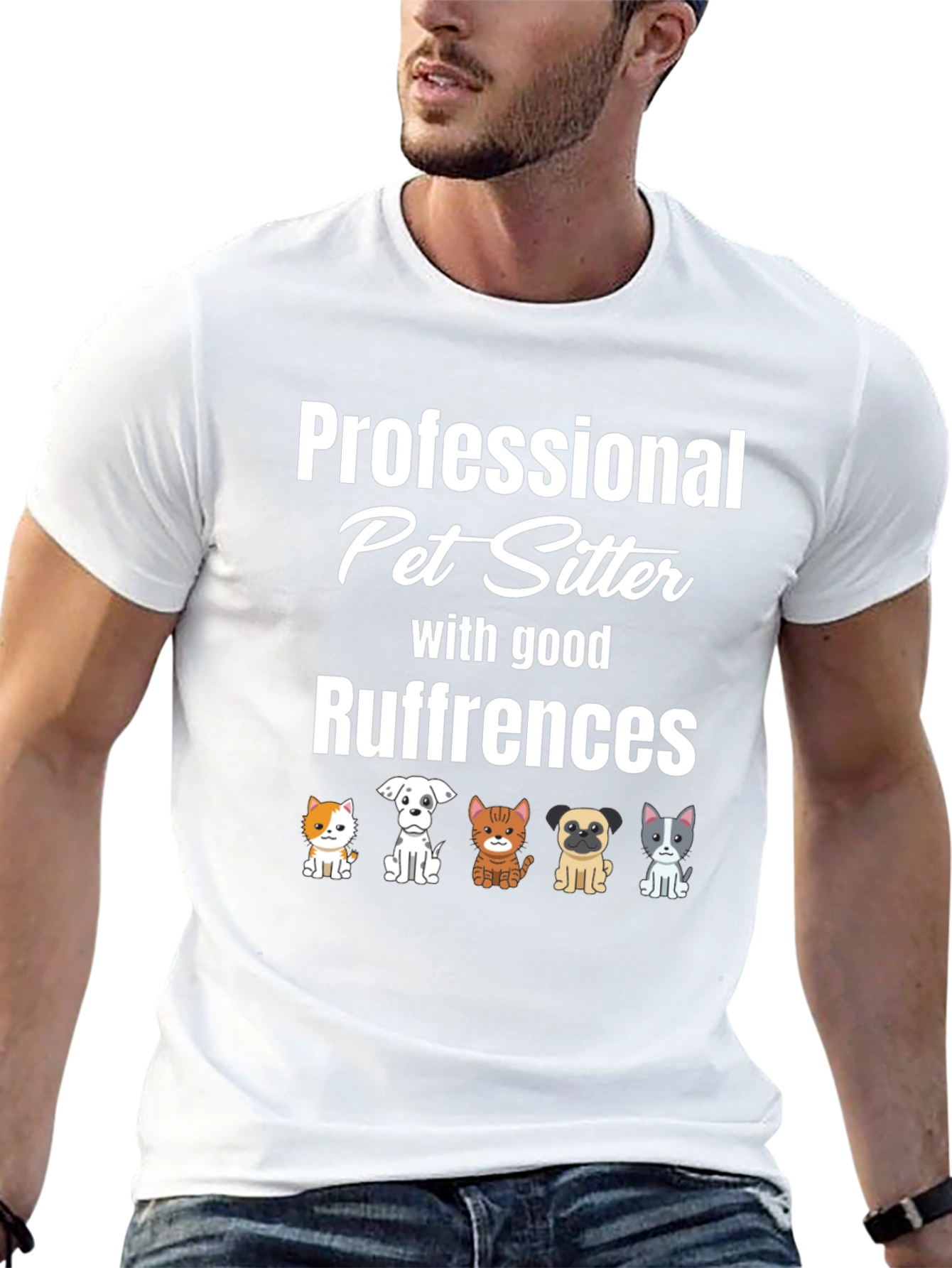 Professional Pet Sitter T-Shirt - Ruffrences
