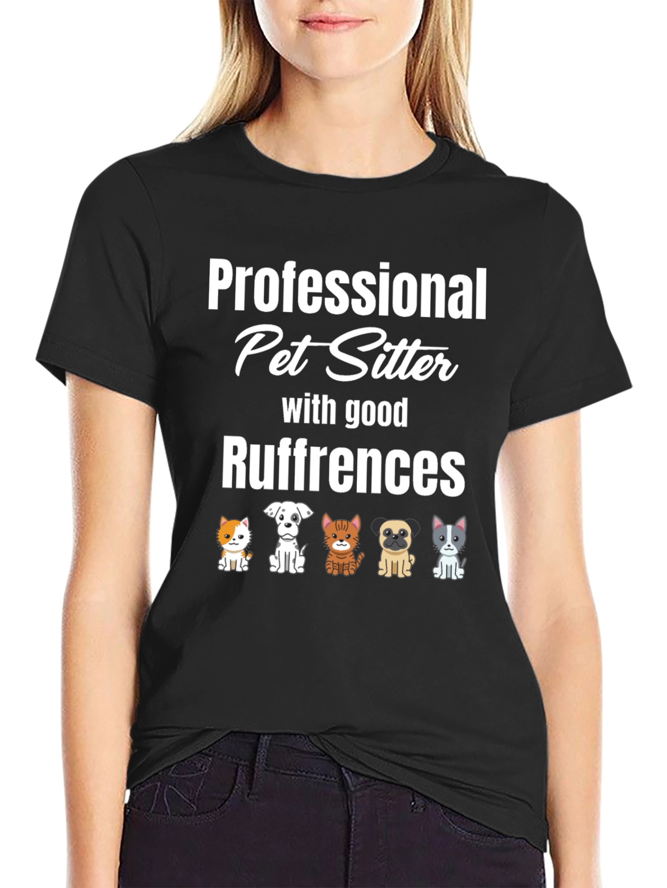 Professional Pet Sitter T-Shirt - Ruffrences