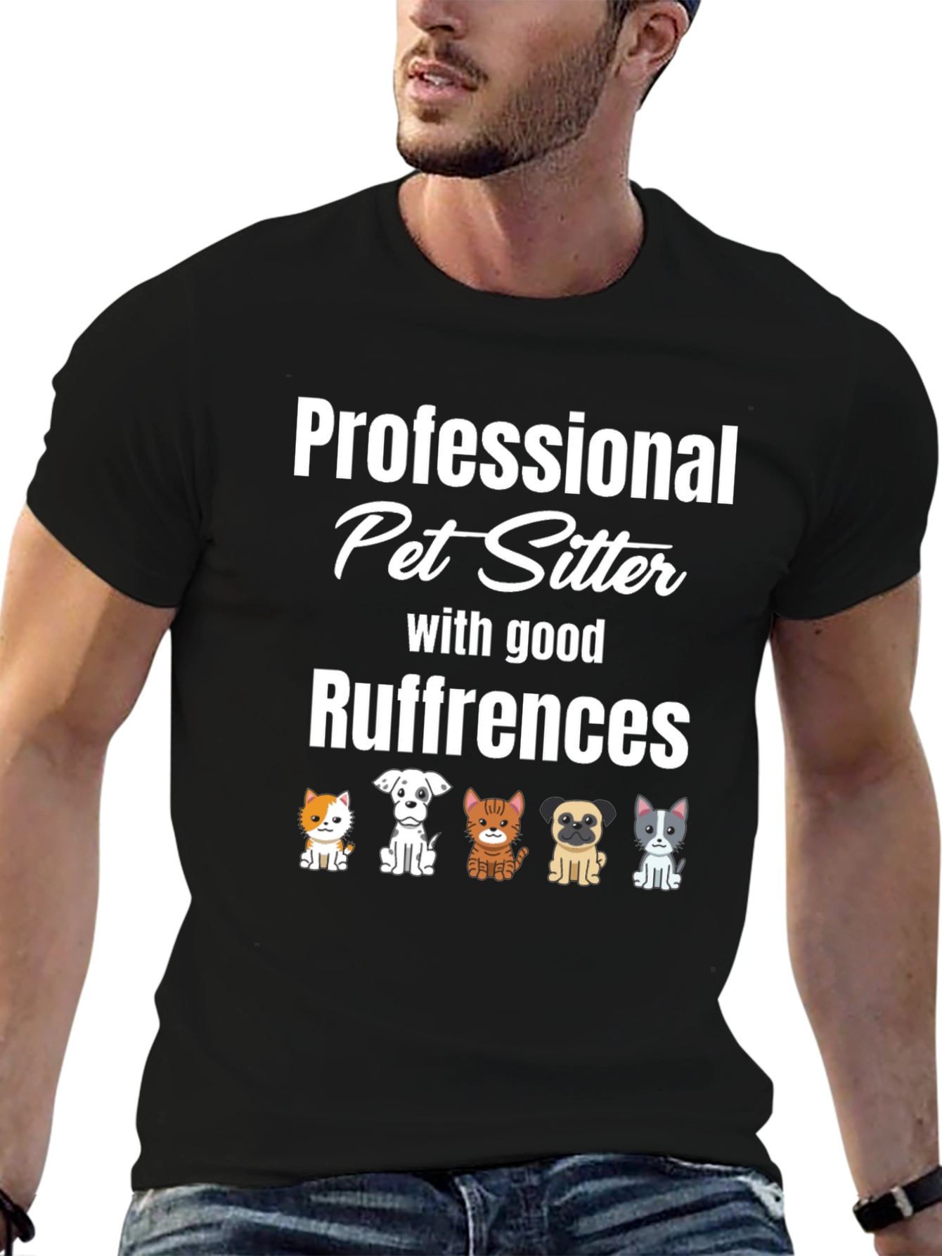 Professional Pet Sitter T-Shirt - Ruffrences