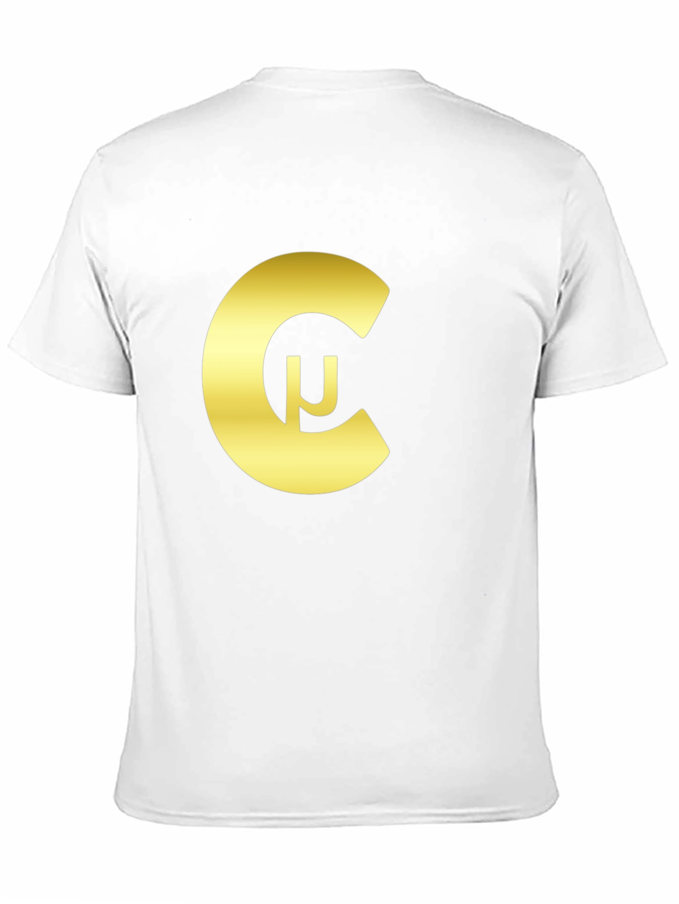 Golden Crypto Symbol T-Shirt