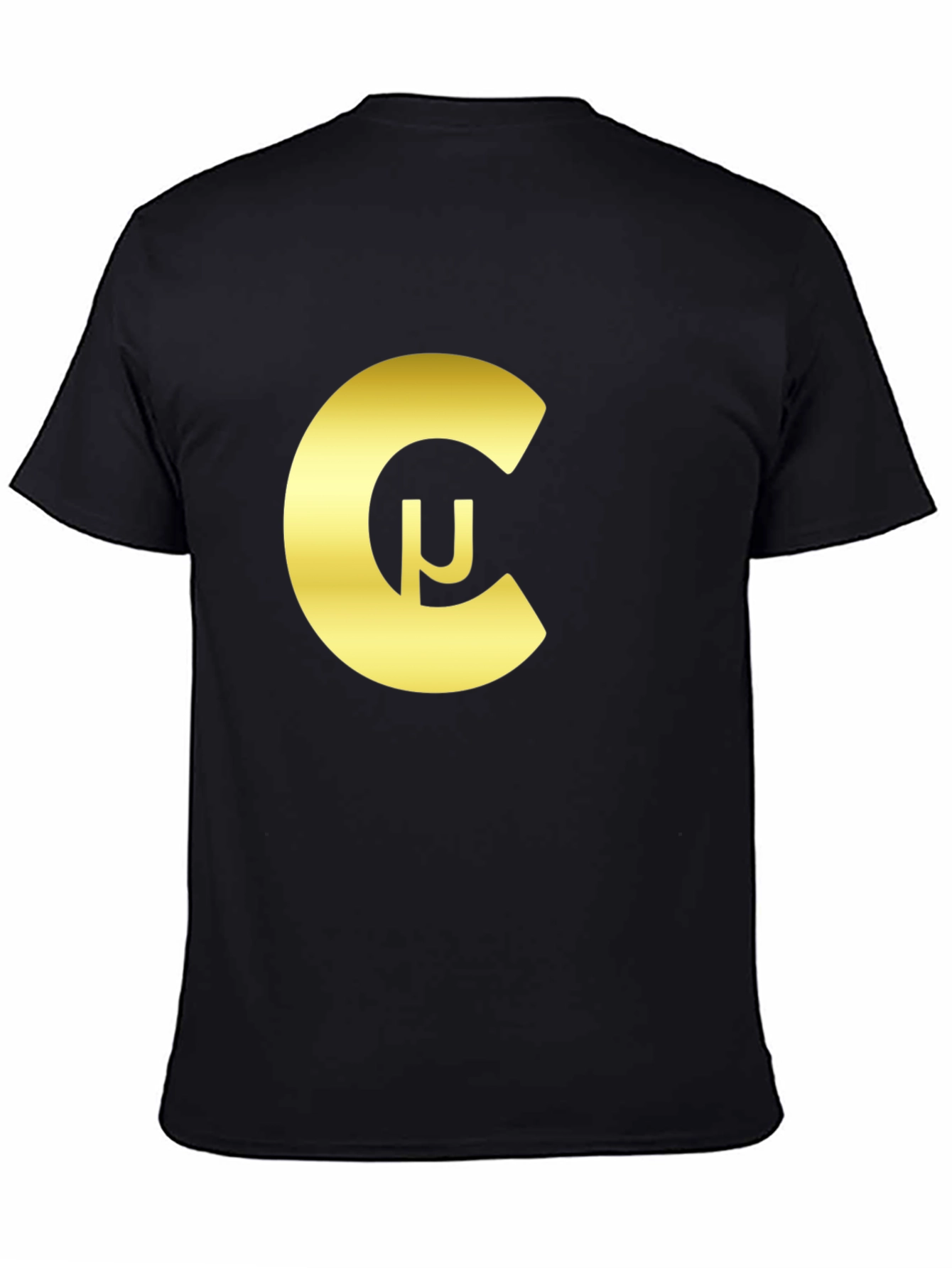 Golden Crypto Symbol T-Shirt
