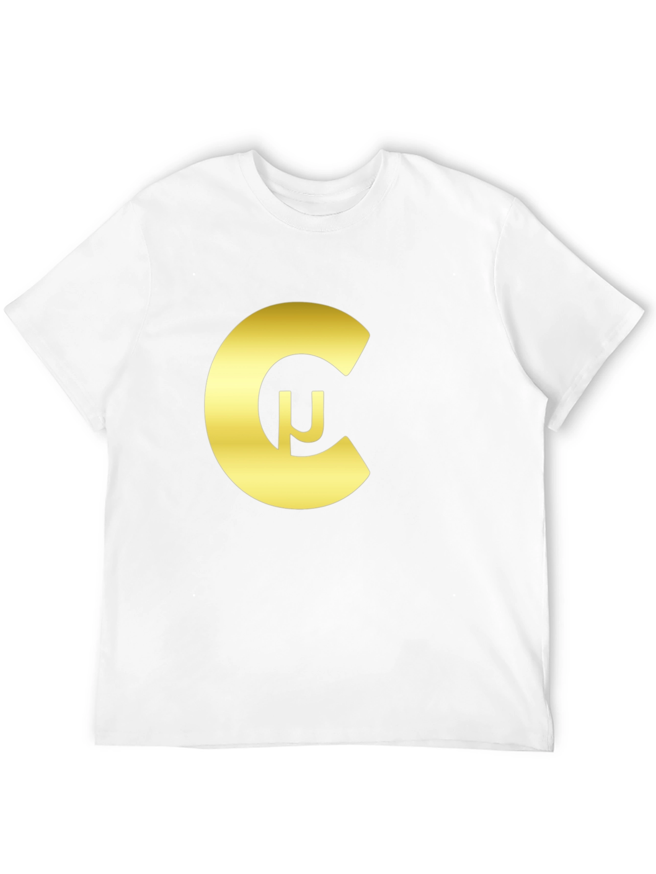 Golden Crypto Symbol T-Shirt