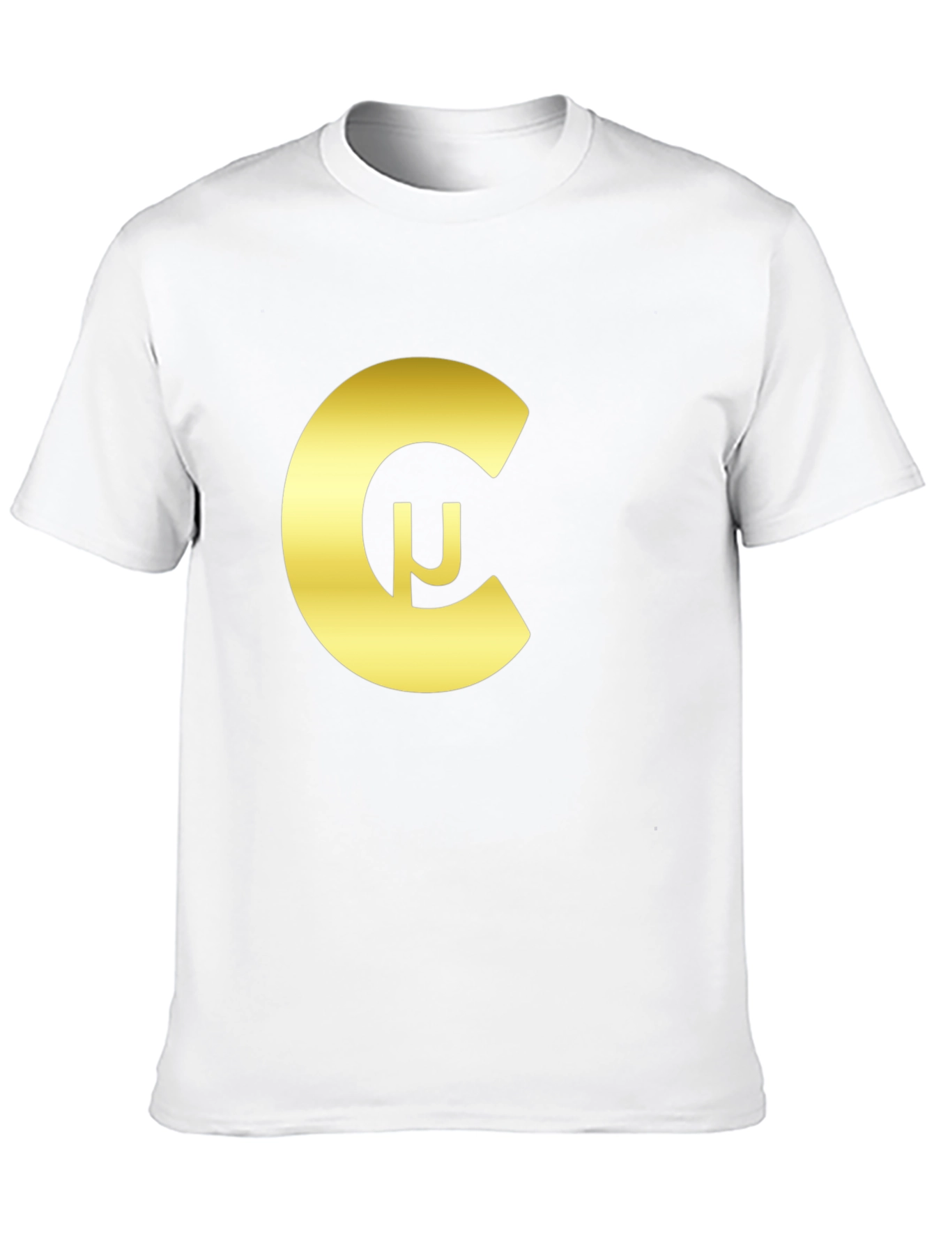 Golden Crypto Symbol T-Shirt