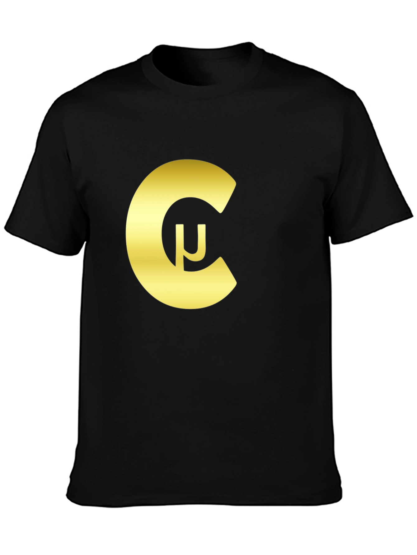 Golden Crypto Symbol T-Shirt