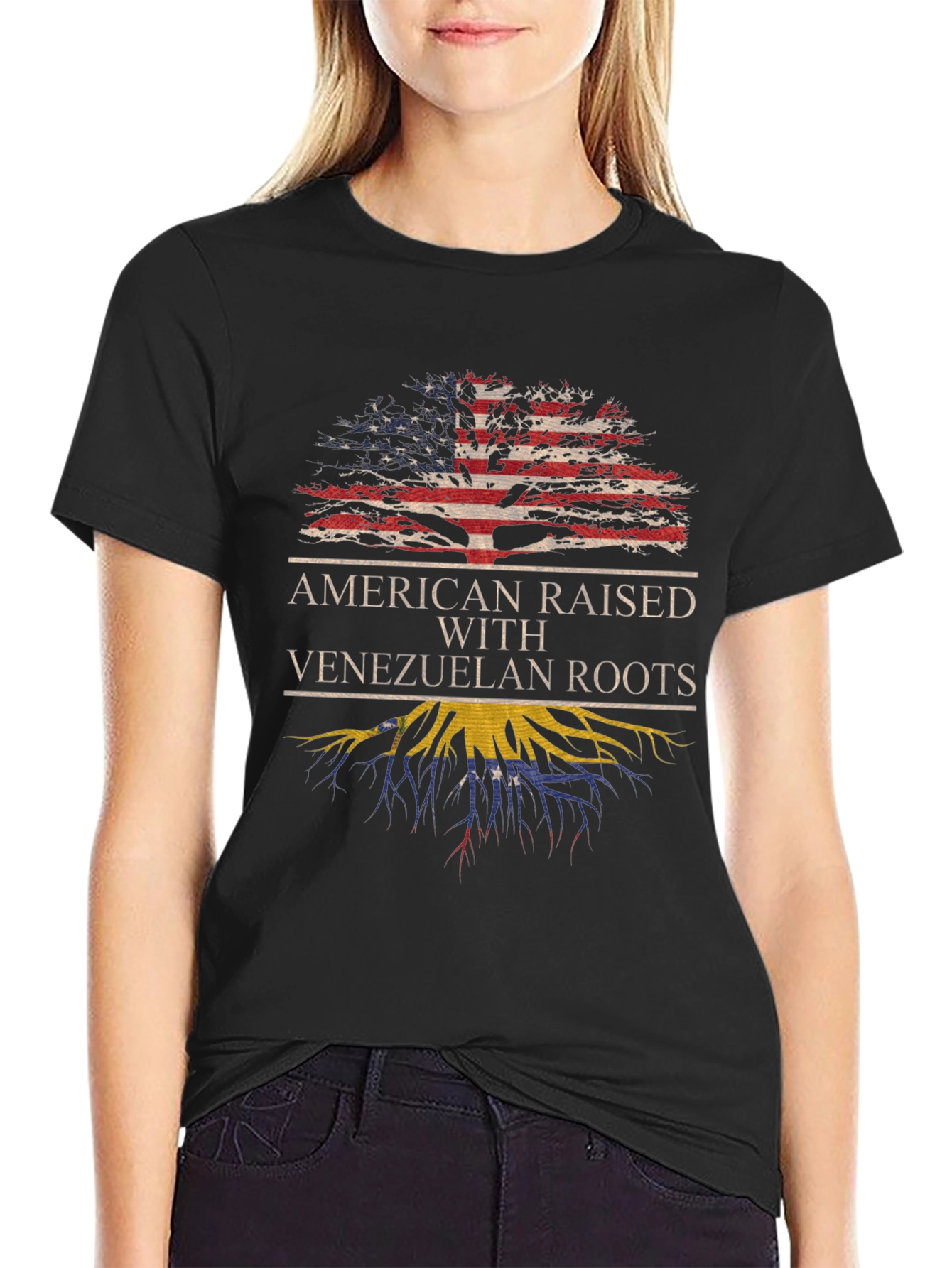 American Raised Venezuelan Roots T-Shirt