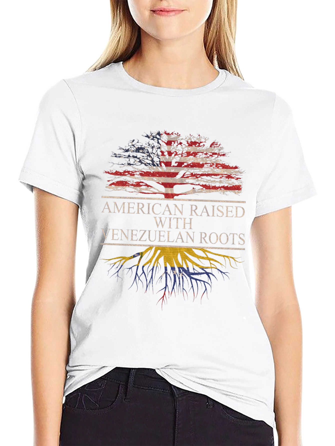 American Raised Venezuelan Roots T-Shirt