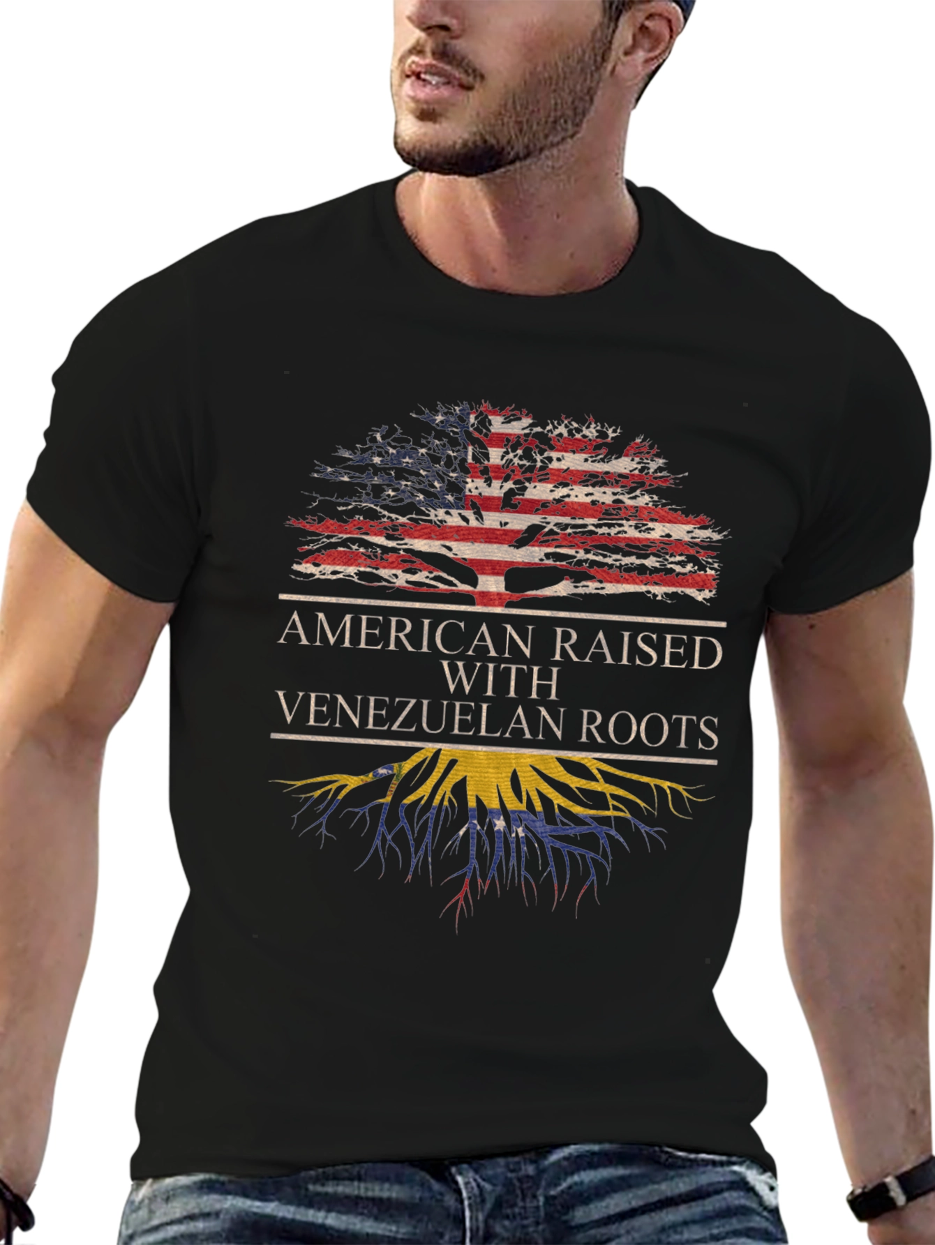 American Raised Venezuelan Roots T-Shirt