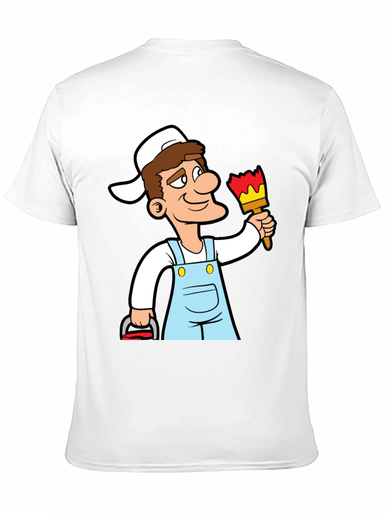 Painter Cartoon Graphic Tee