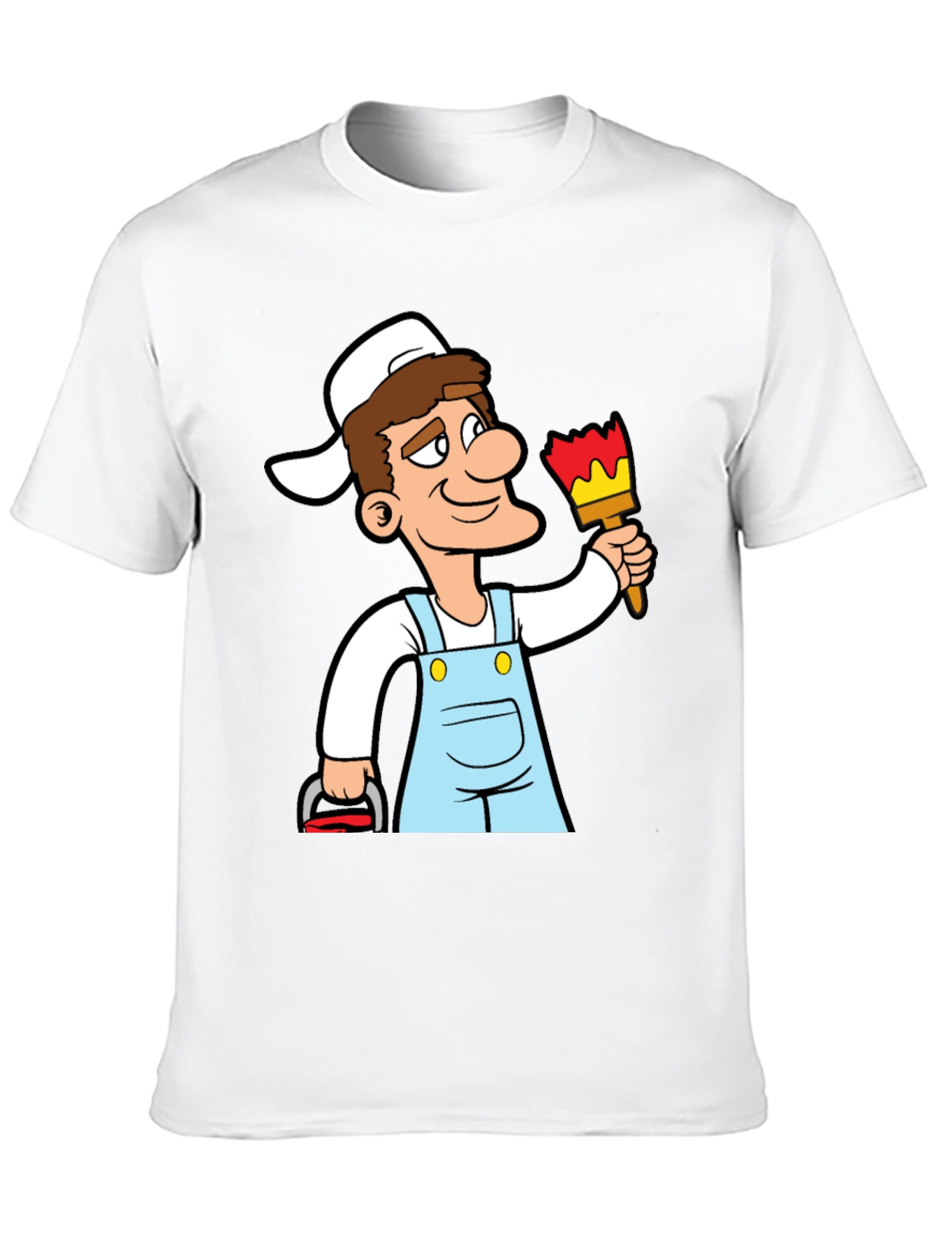 Painter Cartoon Graphic Tee