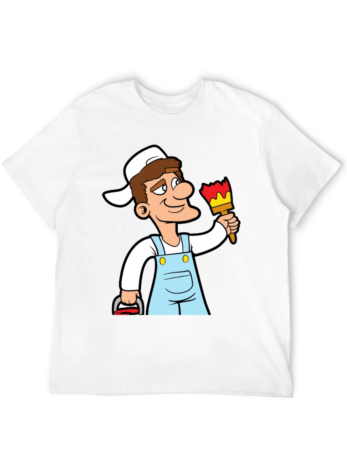 Painter Cartoon Graphic Tee