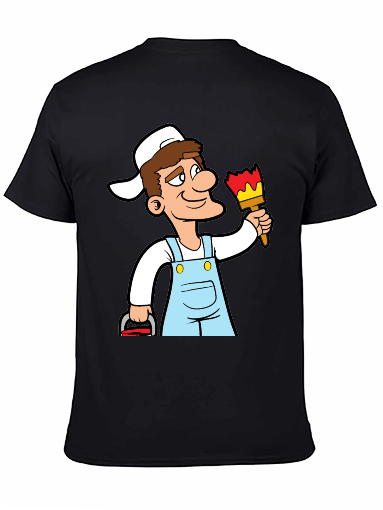 Painter Cartoon Graphic Tee