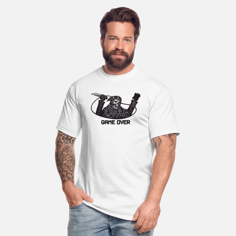 GAME OVER COMIC RETRO T SHIRT
