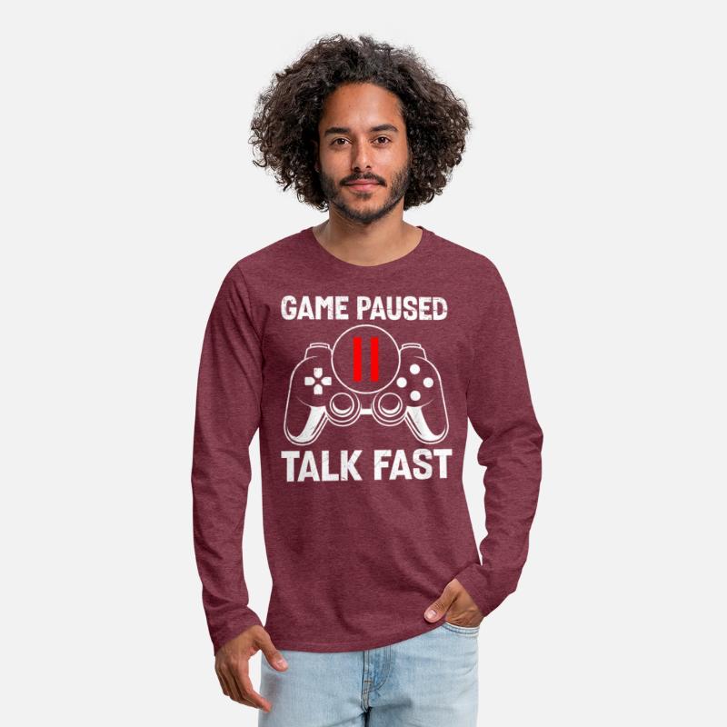 Game Paused Talk Fast Video Games Console