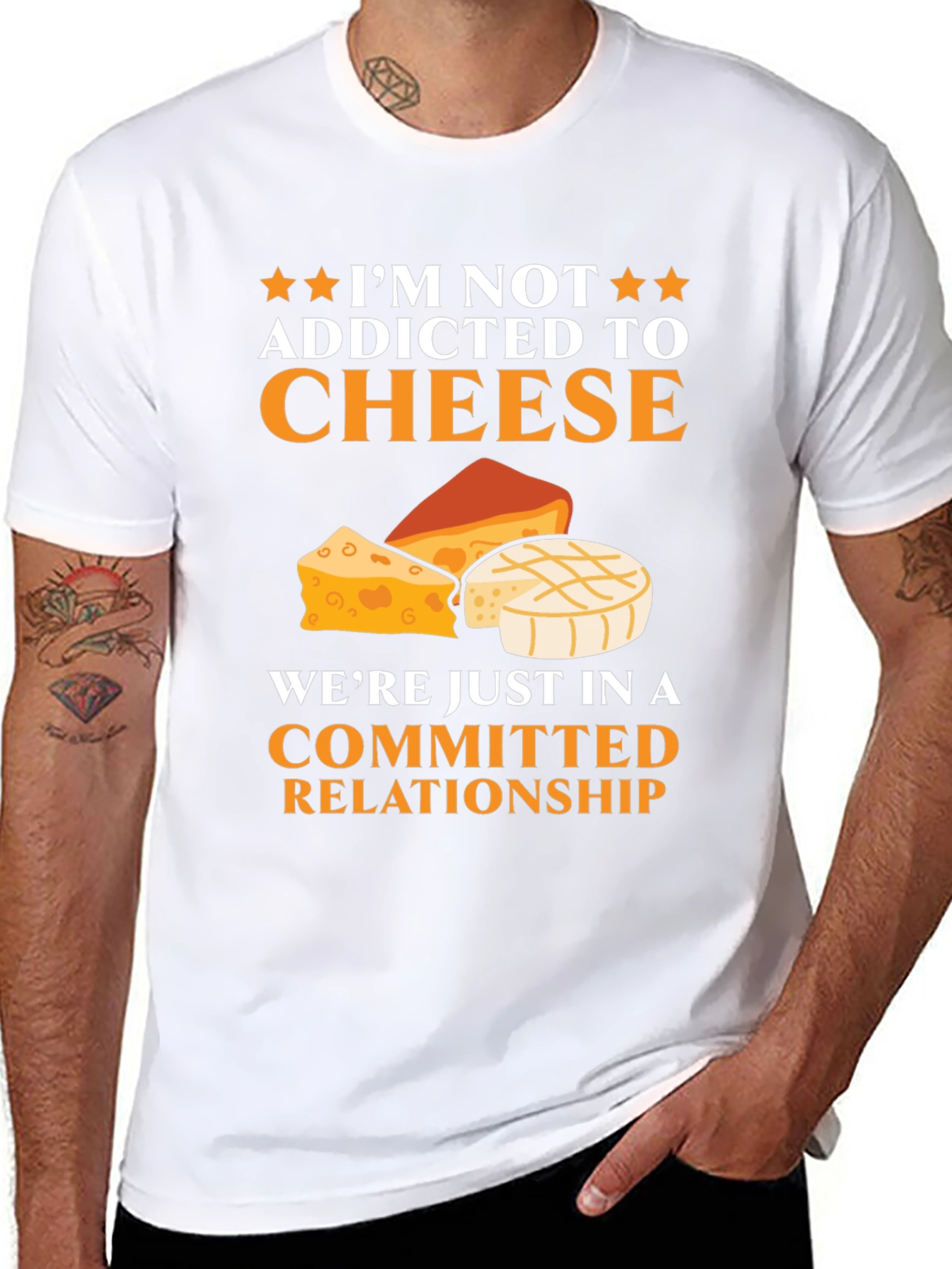 Cheese Lover T-Shirt Funny Relationship Tee