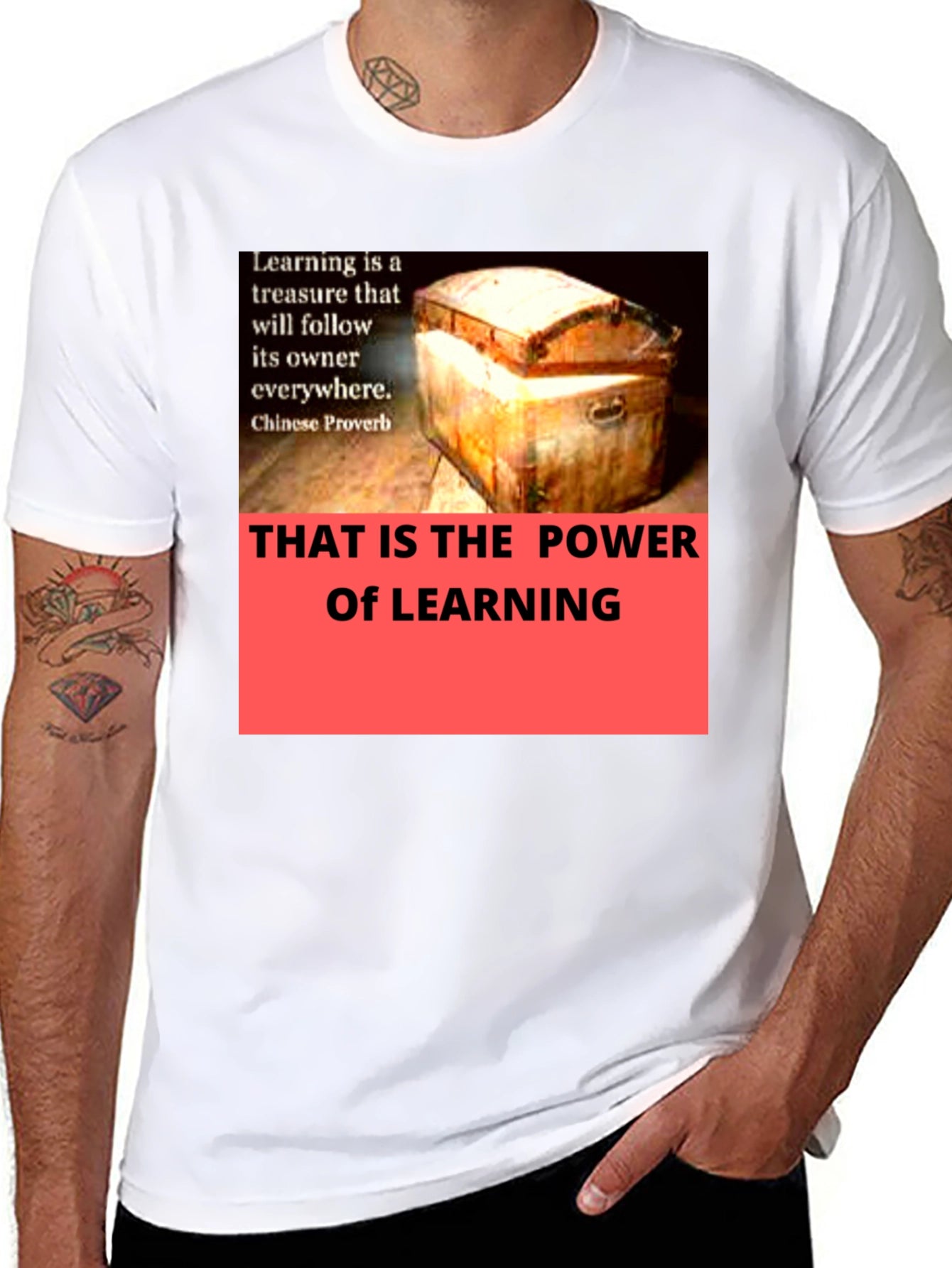 Power of Learning T-Shirt | Inspirational Tee