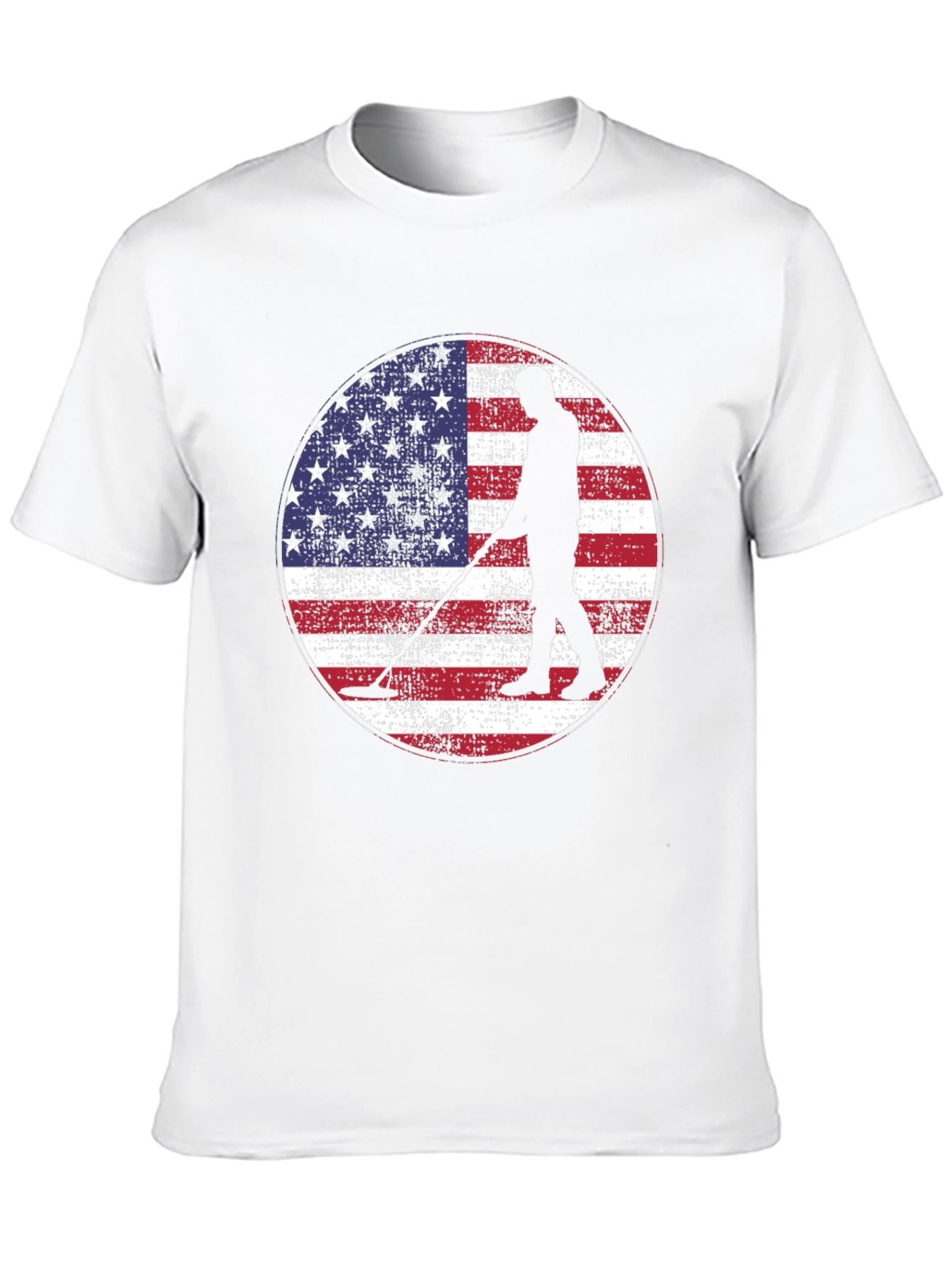 American Flag Metal Detecting T-Shirt