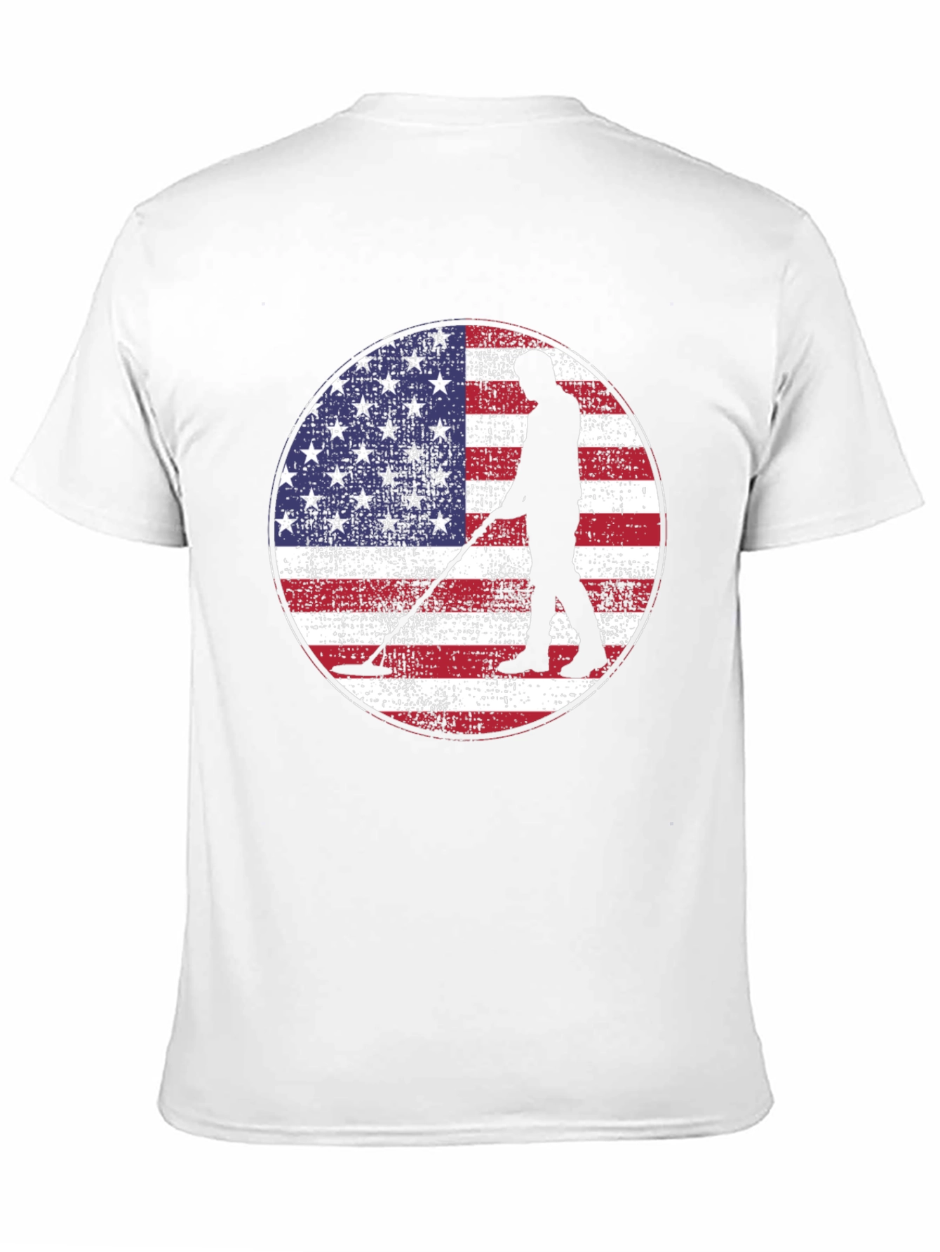 American Flag Metal Detecting T-Shirt