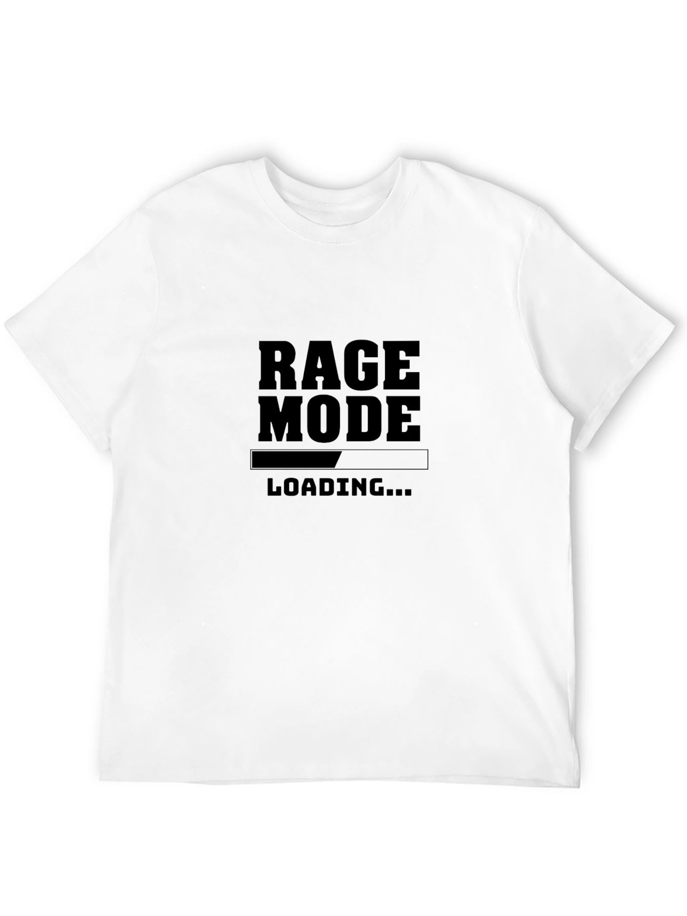 Rage Mode Loading Black Graphic Tee