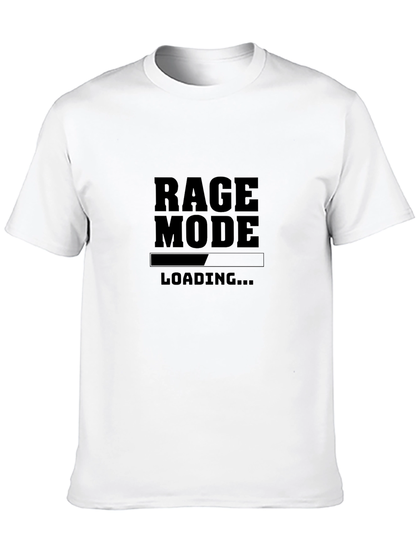 Rage Mode Loading Black Graphic Tee