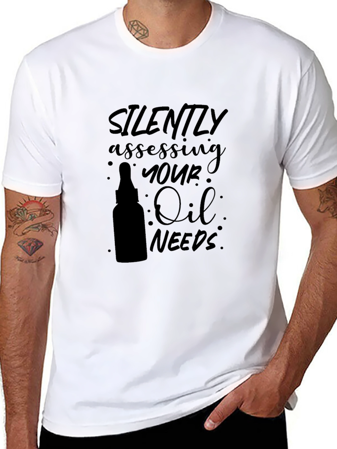 Silently Assessing Your Oil Needs T-Shirt