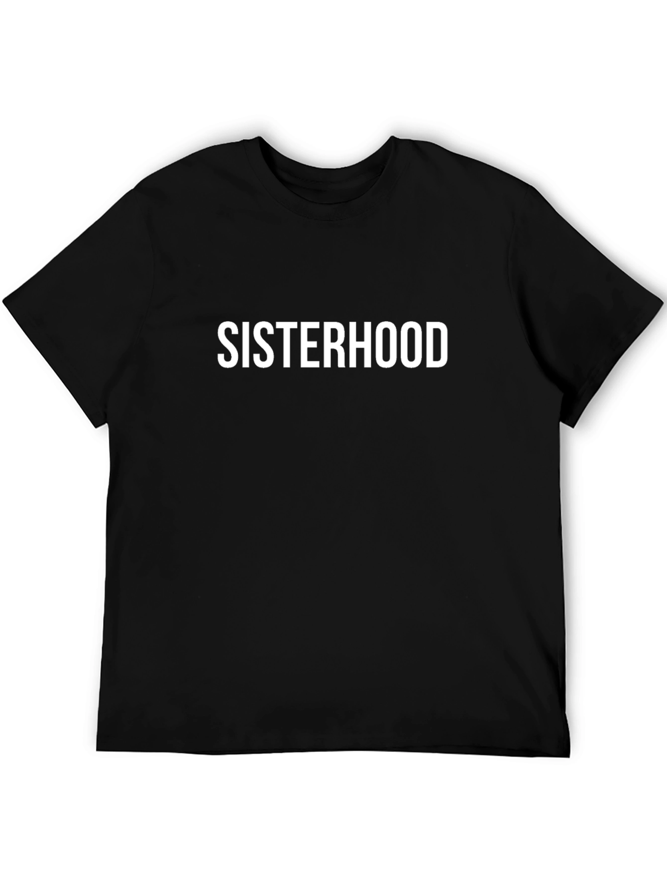 Sisterhood Black T-Shirt - Empowering Womens Fashion