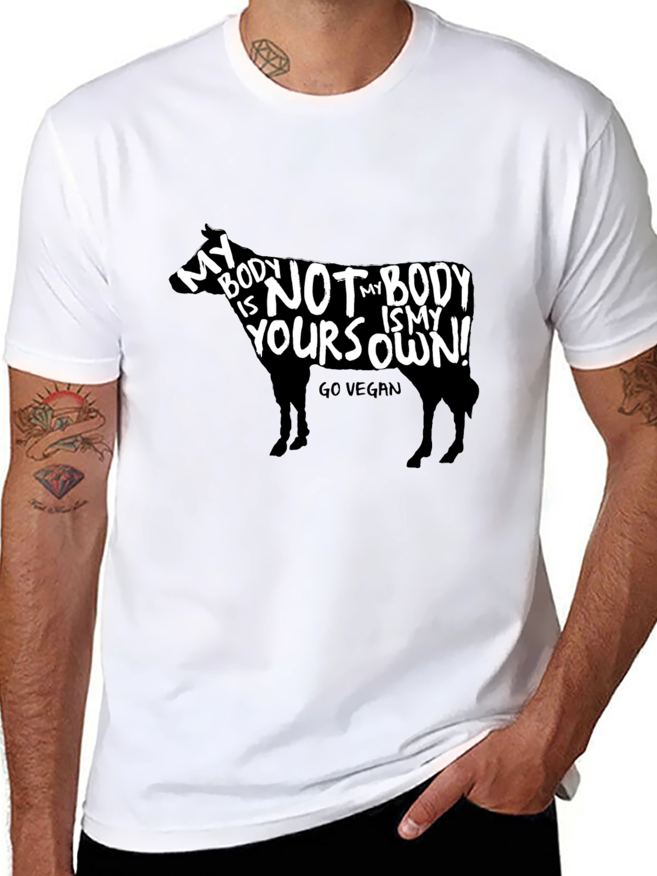 Vegan T-Shirt - My Body Is My Own