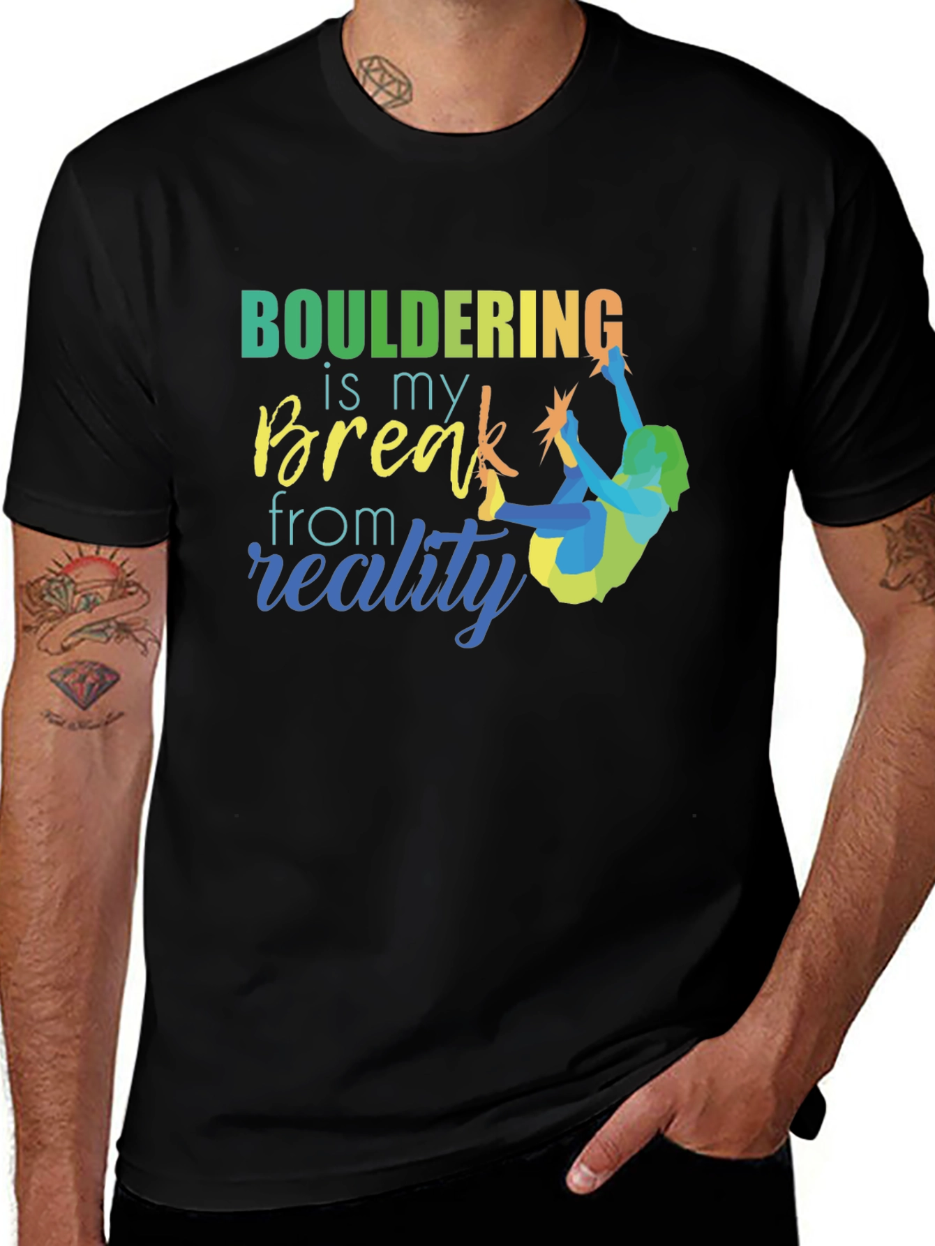 Bouldering is My Break T-Shirt