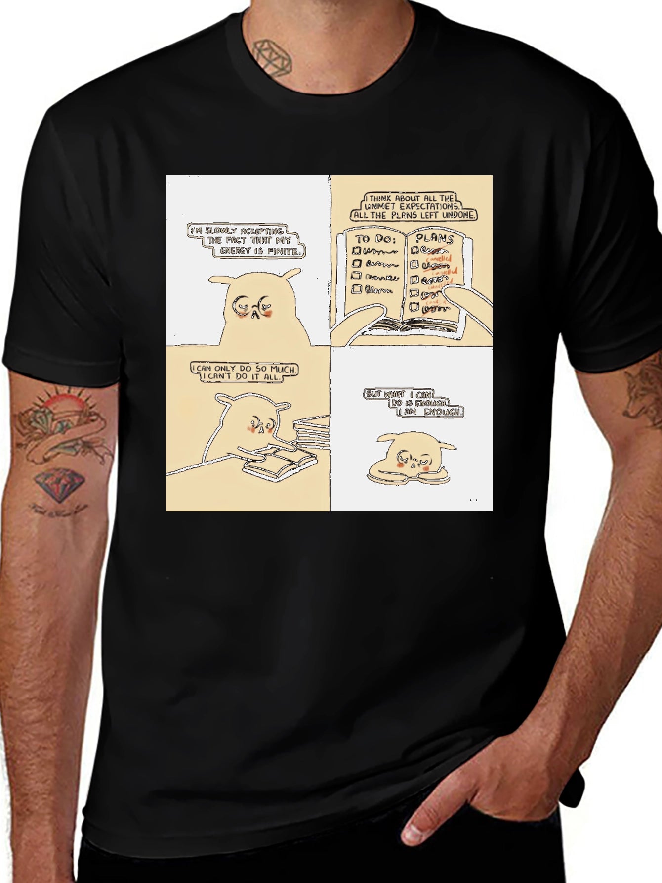 Funny Cat Meme T-Shirt - Energy is Finite