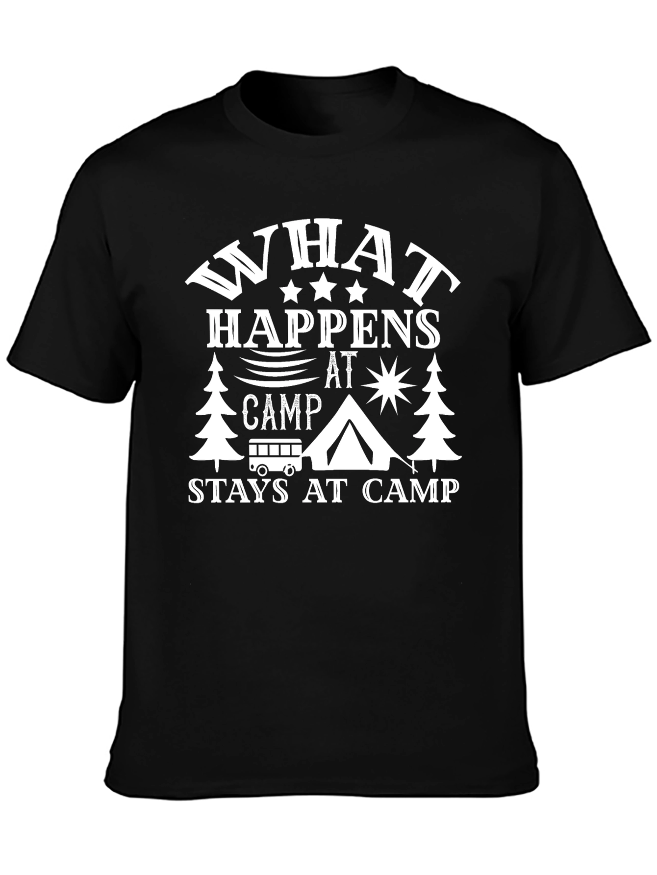 Camping Trip T-Shirt - What Happens At Camp