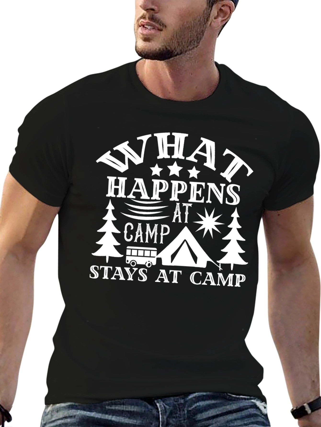 Camping Trip T-Shirt - What Happens At Camp