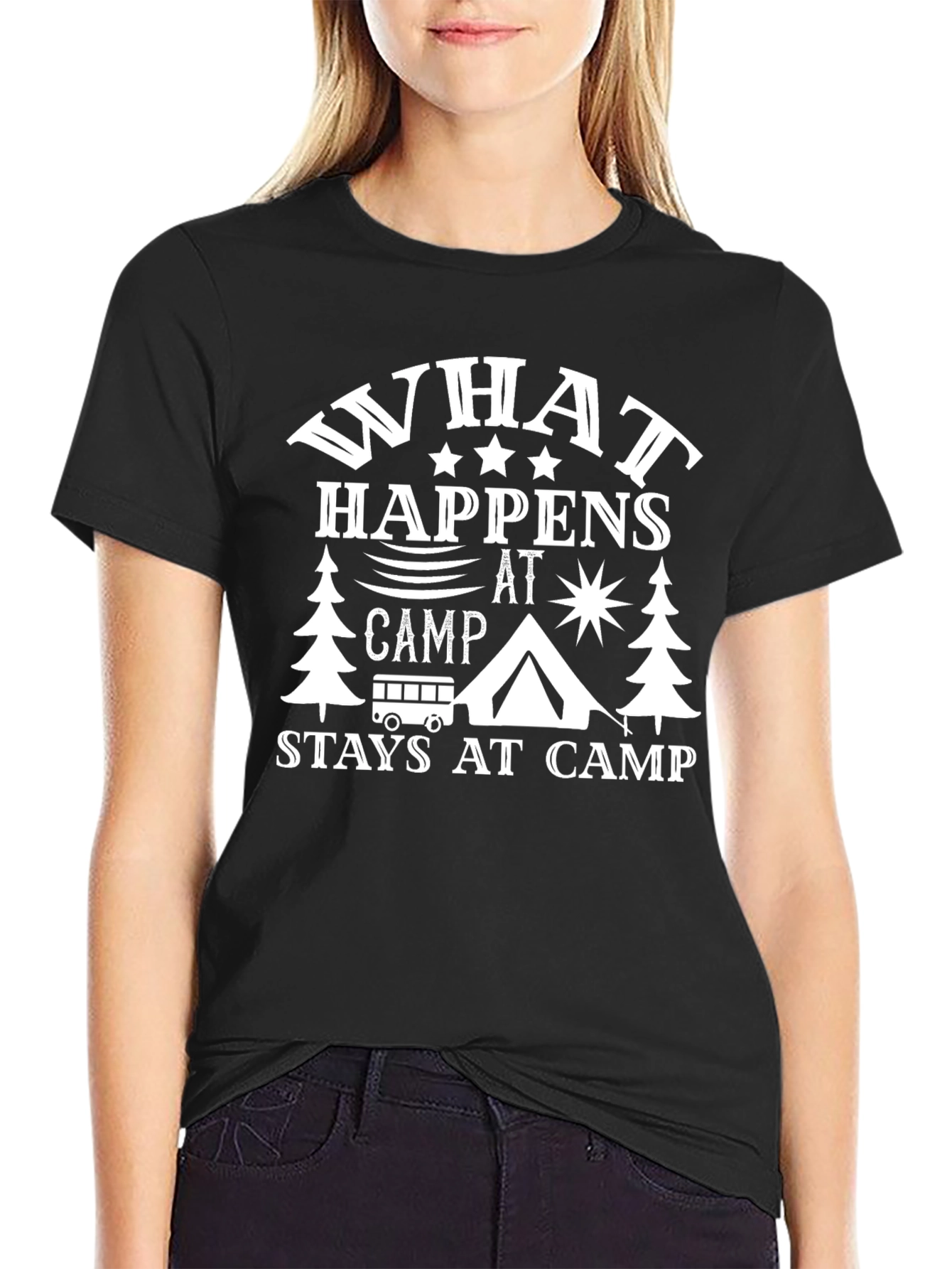 Camping Trip T-Shirt - What Happens At Camp