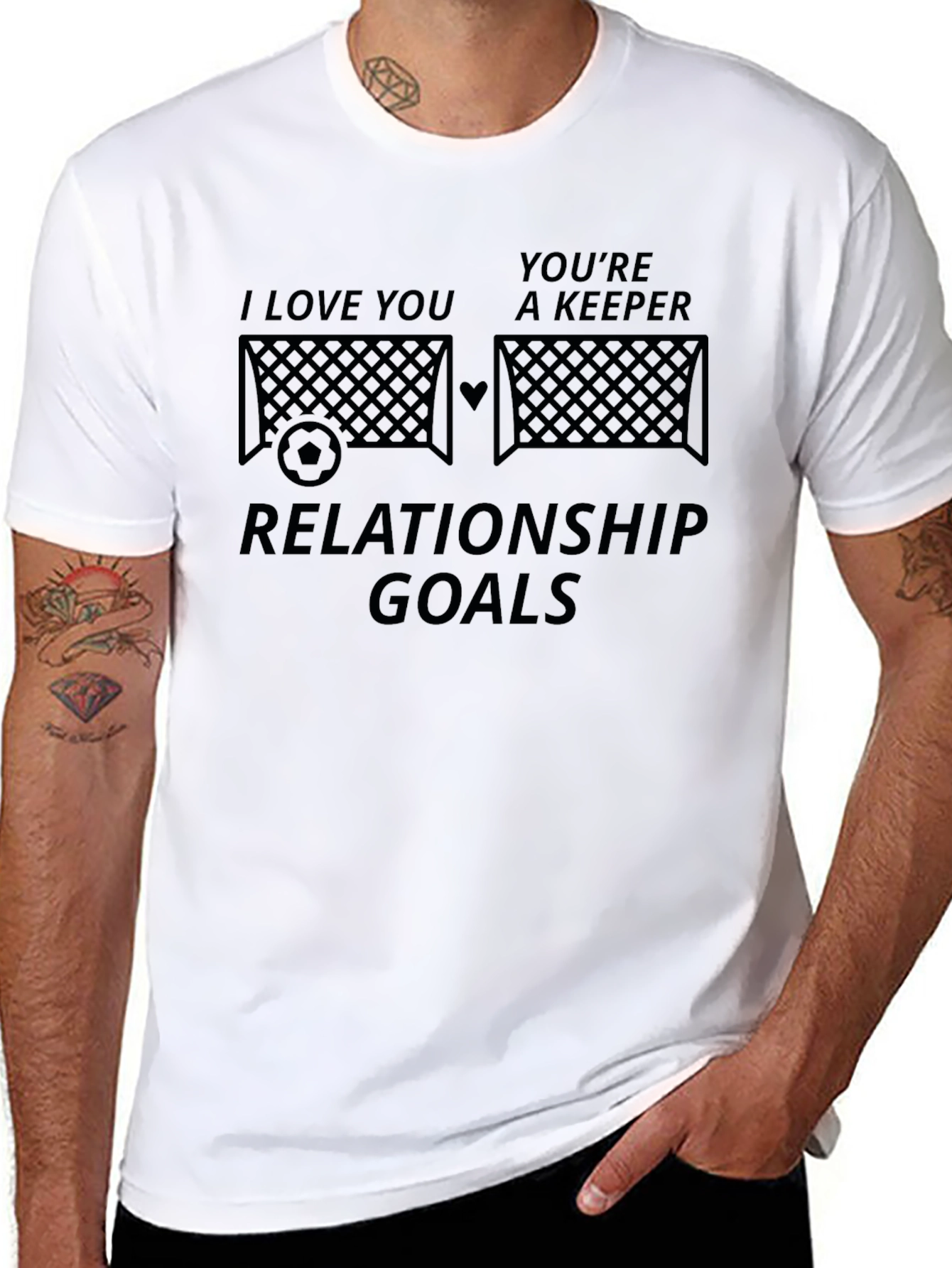 Relationship Goals T-Shirt - Soccer Love