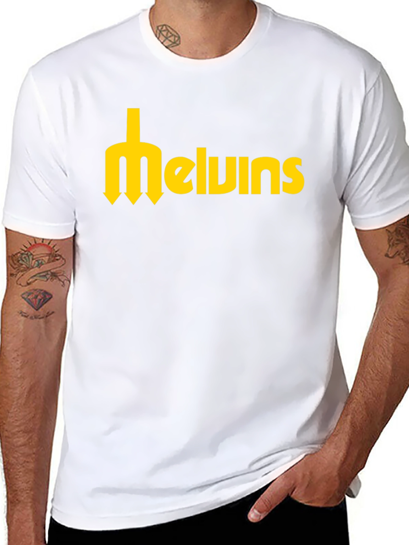 Melvins Band Logo Black T-Shirt