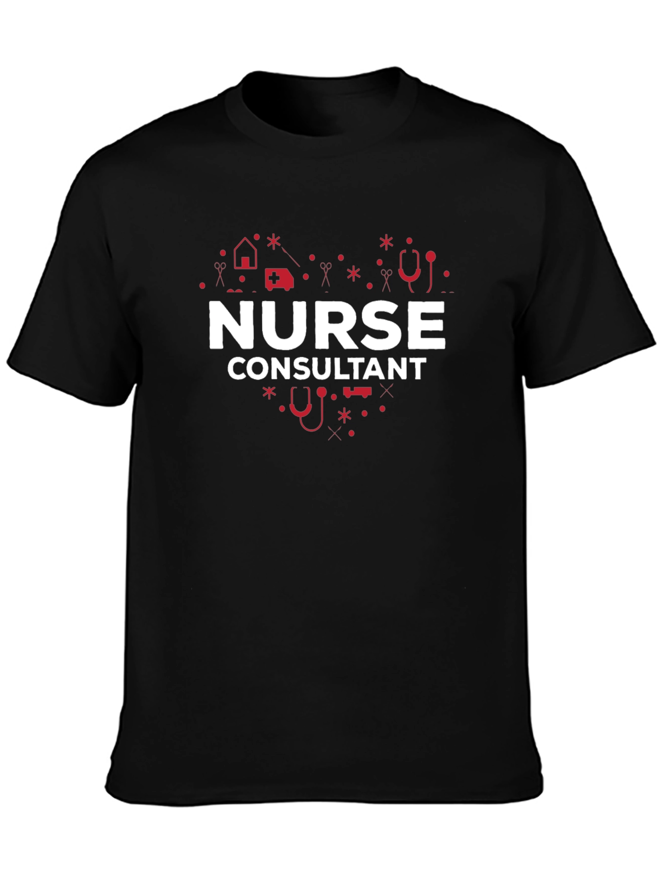 Nurse Consultant Heart Graphic Tee