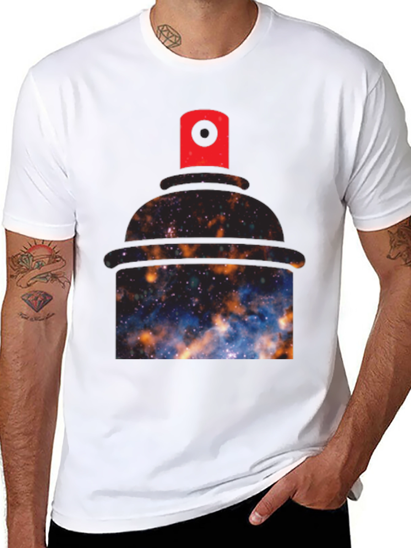Cosmic Spray Can Graphic Tee
