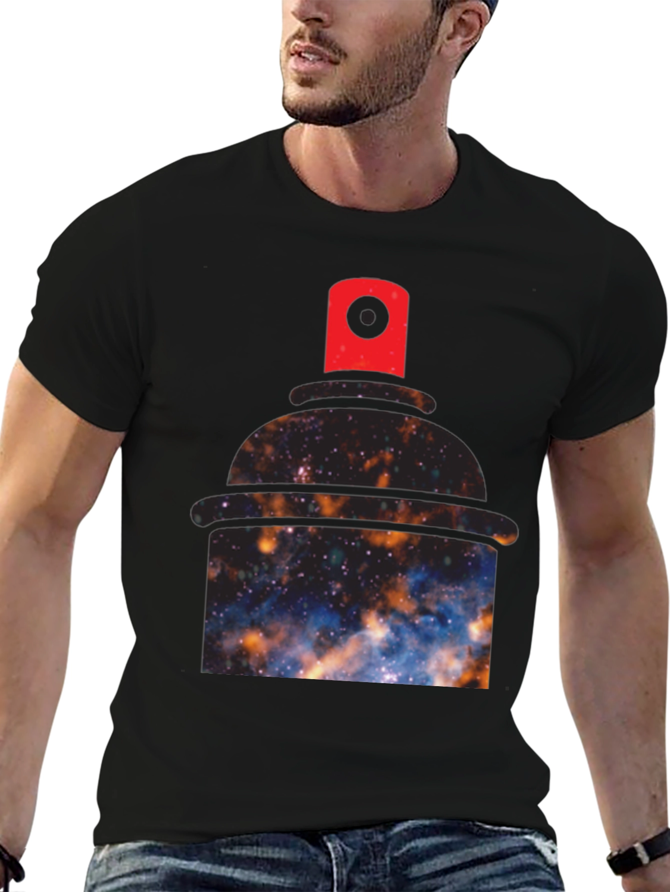 Cosmic Spray Can Graphic Tee