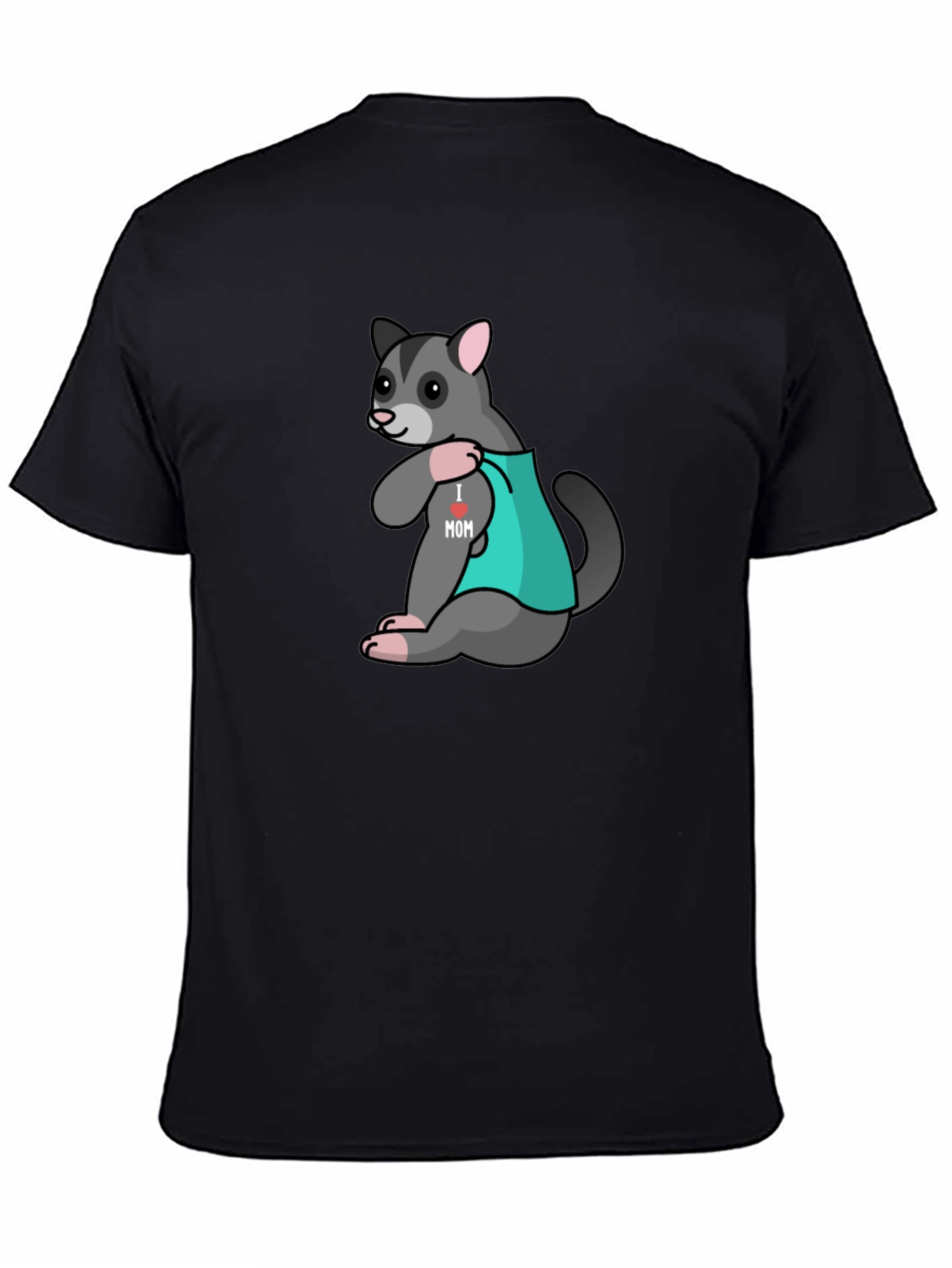 I Love Mom Opossum Tee - Cute Animal T-Shirt