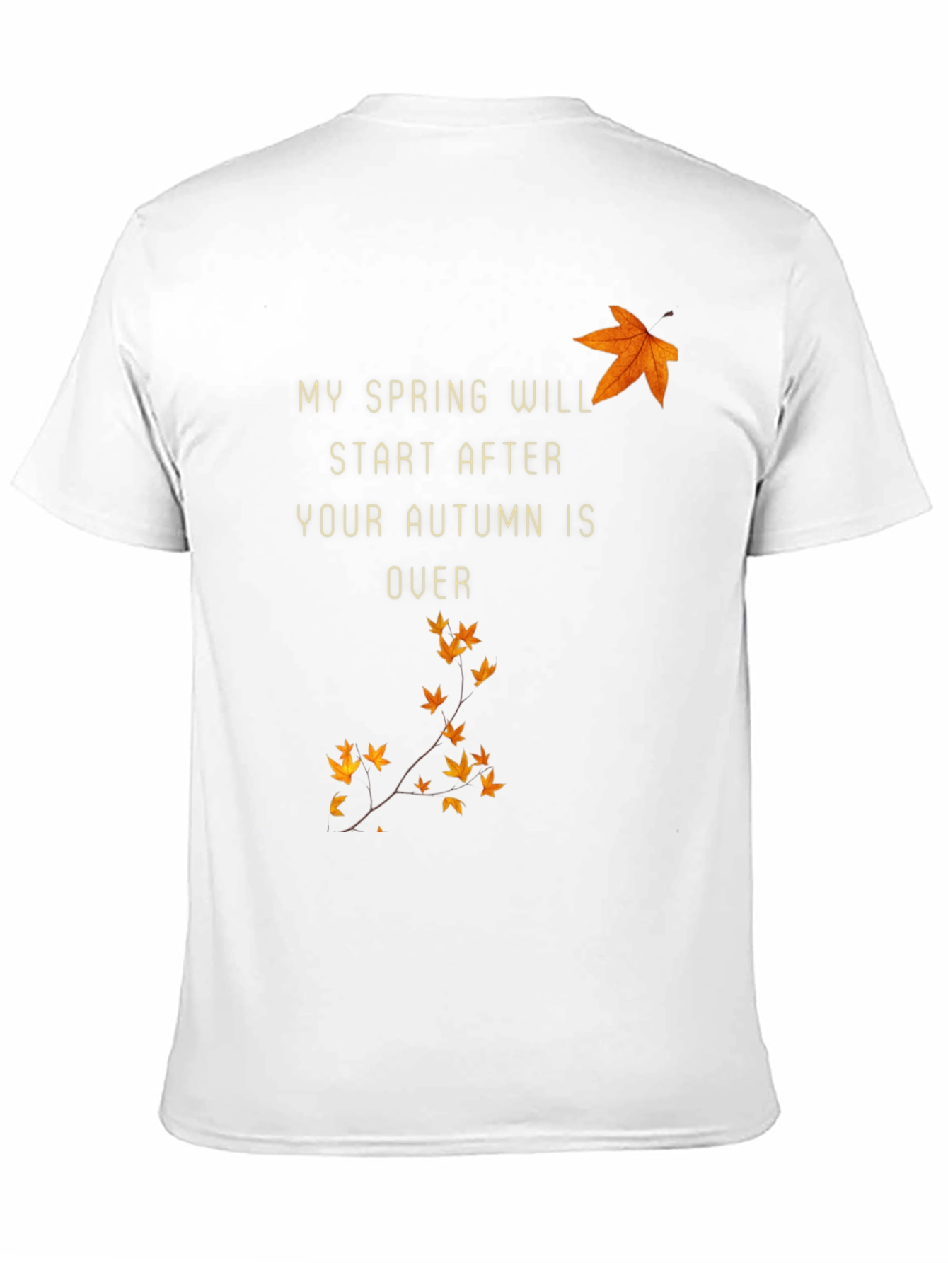 Autumn to Spring Graphic Tee - Black