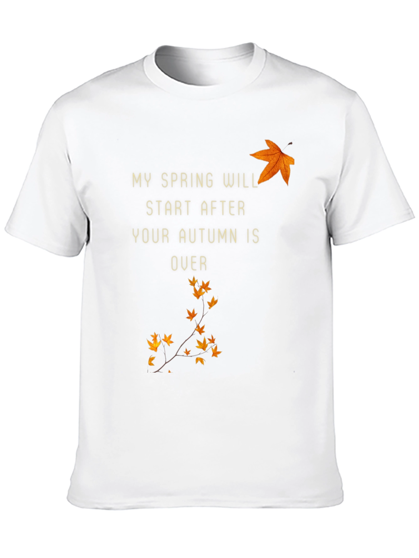 Autumn to Spring Graphic Tee - Black