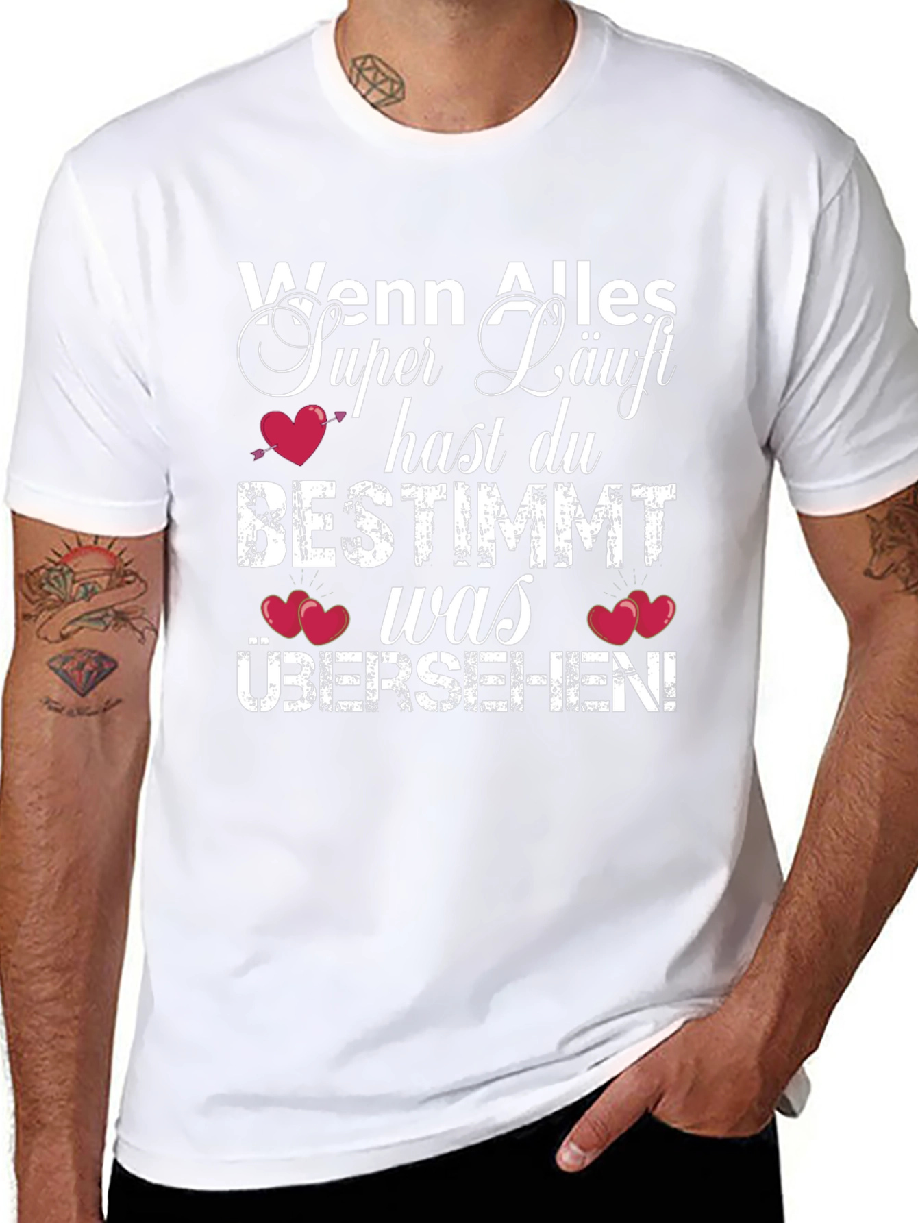 Funny German Saying T-Shirt - Wenn Alles Super Läuft