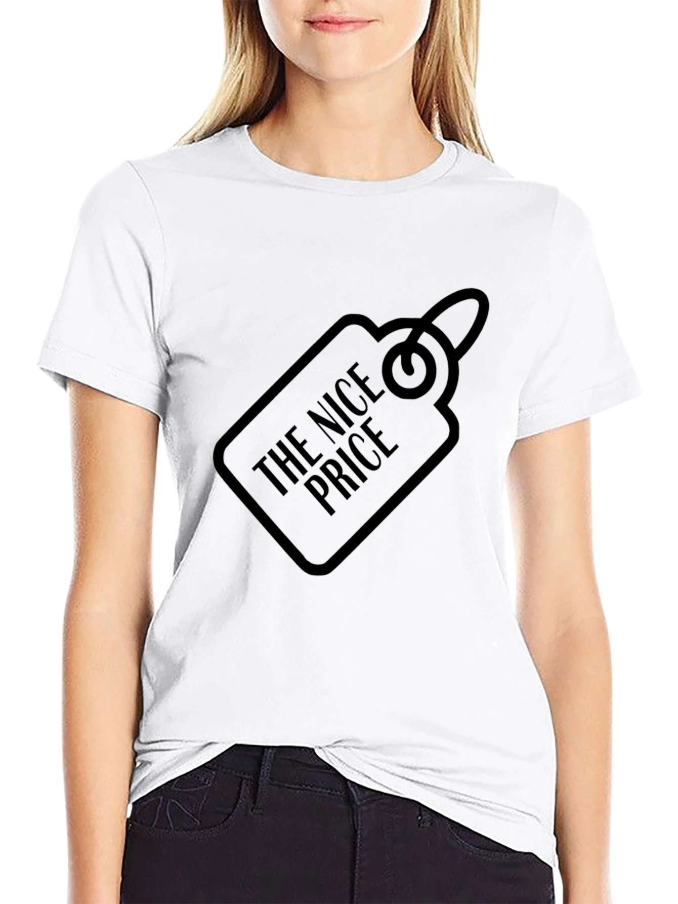 The Nice Price Black Tee Shirt