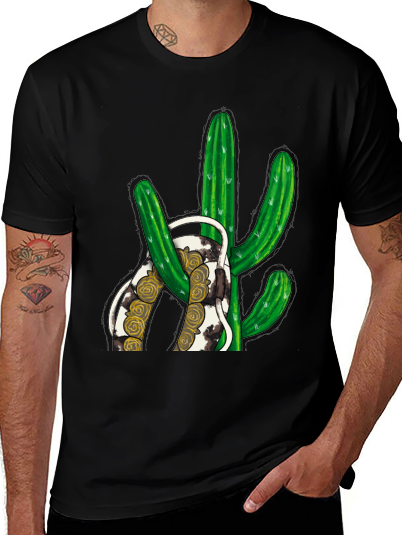 Cactus Graphic Print Tee