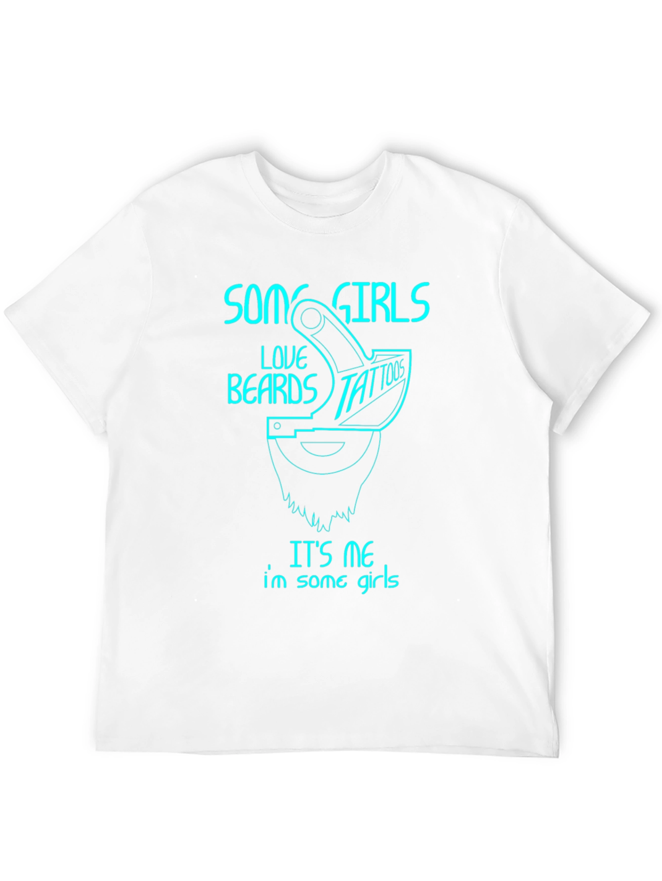 Some Girls Love Beards and Tattoos Graphic Tee