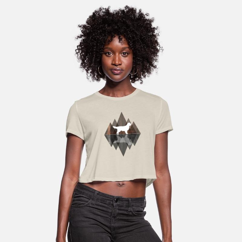 Golden Retriever abstract - geometry dog triangle