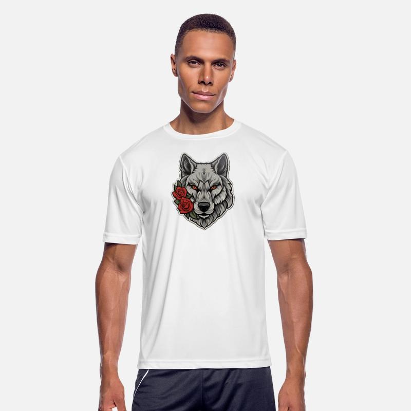 Gothic Wolf Wildlife Illustration